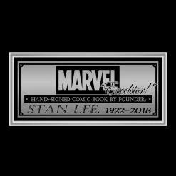 APW The Incredible Hulk - Flashback 'The Death Of Brian Banner' Hand-Signed Comic Book By Stan Lee Custom Frame