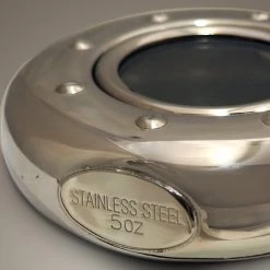 RARE-T Barware & Signs Portside Nautical Themed Stainless Steel Liquor Flask