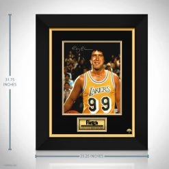 RARE-T Sports Memorabilia Fletch Limited Signature Edition Studio Licensed Photo Custom Frame