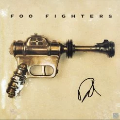 RARE-T Limited Edition Frames Foo Fighters Self-Titled Gold LP Limited Signature Edition Licensed Custom Frame