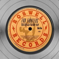 Rare-T Limited Edition Frames Foo Fighters Self-Titled Platinum LP Limited Signature Edition Studio Licensed Custom Frame