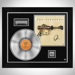 Rare-T Limited Edition Frames Foo Fighters Self-Titled Platinum LP Limited Signature Edition Studio Licensed Custom Frame