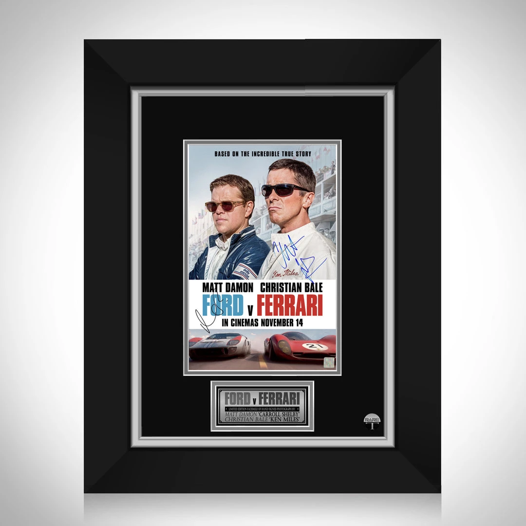 RARE-T Ford V Ferrari Photo Limited Signature Edition Studio Licensed Custom Frame Limited Edition Frames 1 RARE-T Ford V Ferrari Photo Limited Signature Edition Studio Licensed Custom Frame Limited Edition Frames