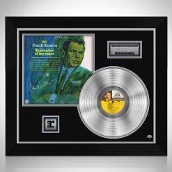 Rare-T Frank Sinatra September Of My Years Limited Signature Edition Studio Licensed Platinum LP Custom Frame Limited Edition Frames