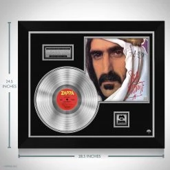 Rare-T Limited Edition Frames Frank Zappa Sheik Yerbouti Limited Signature Edition Studio Licensed Platinum LP Custom Frame
