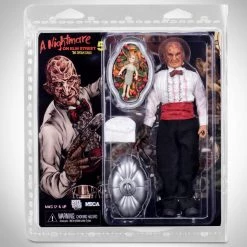 Grosnor A Nightmare On Elm Street 5- 'The Dream Child' Articulated & Clothed Chef Freddy 8" Statue Collectible Statues