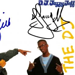 RARE-T DJ Jazzy Jeff & The Fresh Prince - I'm The Rapper He's The DJ LP Cover Limited Signature Edition Studio Licensed Custom Frame