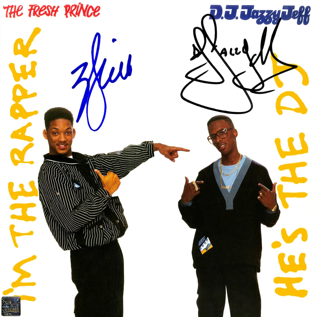 RARE-T DJ Jazzy Jeff & The Fresh Prince - I'm The Rapper He's The DJ Platinum LP Limited Signature Edition Studio Licensed Custom Frame Limited Edition Frames 6 RARE-T DJ Jazzy Jeff & The Fresh Prince - I'm The Rapper He's The DJ Platinum LP Limited Signature Edition Studio Licensed Custom Frame Limited Edition Frames