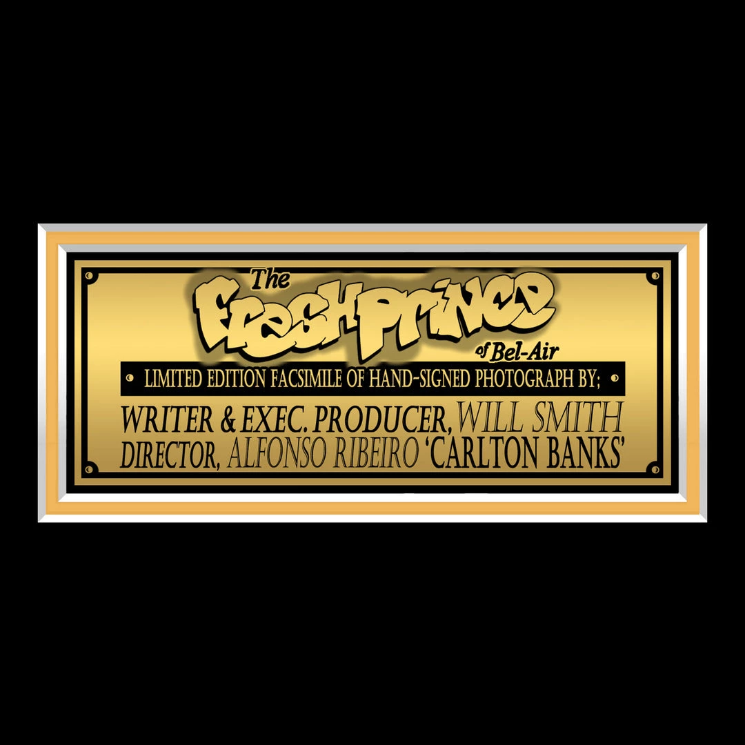 RARE-T Fresh Prince Of Bel Air Will & Carlton Photo Limited Signature Edition Studio Licensed Custom Frame Limited Edition Frames 2 RARE-T Fresh Prince Of Bel Air Will & Carlton Photo Limited Signature Edition Studio Licensed Custom Frame Limited Edition Frames