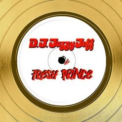 RARE-T DJ Jazzy Jeff & The Fresh Prince - I'm The Rapper He's The DJ Gold LP Limited Signature Edition Studio Licensed Custom Frame Limited Edition Frames