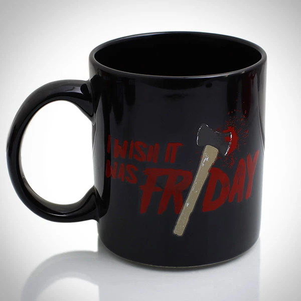 Oracle Friday The 13th - "I Wish It Was Friday" Jason Mask XL Mug 2 Oracle Friday The 13th - "I Wish It Was Friday" Jason Mask XL Mug
