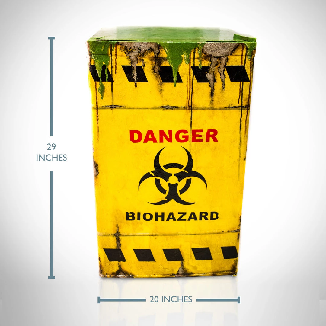 Grendel Furniture & Lighting Biohazard Waste Drum Original Custom Mini-Fridge 2 Grendel Furniture & Lighting Biohazard Waste Drum Original Custom Mini-Fridge