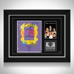 RARE-T Friends TV Show Purple Script Limited Signature Edition Studio Licensed Custom Frame Limited Edition Frames