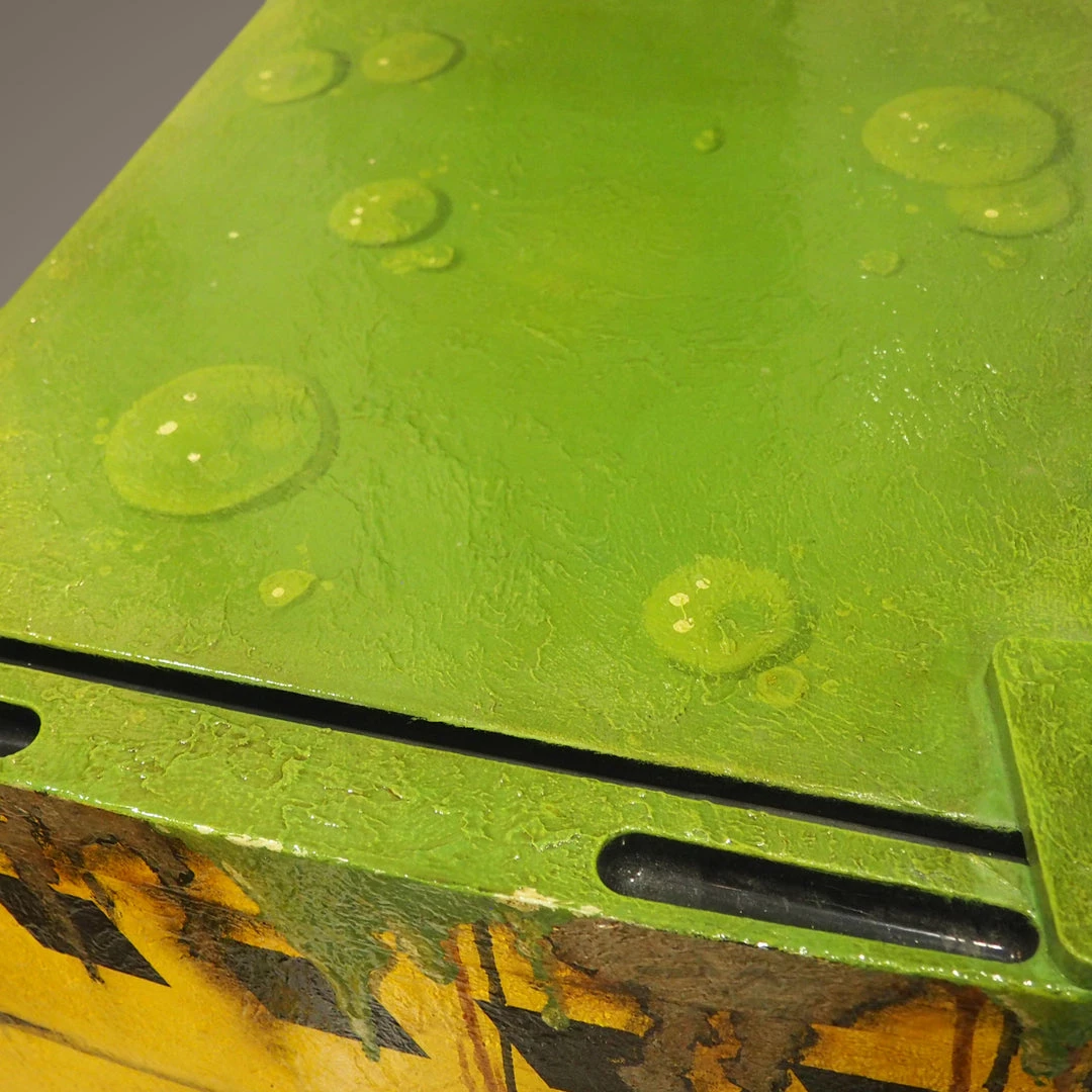 Grendel Furniture & Lighting Biohazard Waste Drum Original Custom Mini-Fridge 5 Grendel Furniture & Lighting Biohazard Waste Drum Original Custom Mini-Fridge