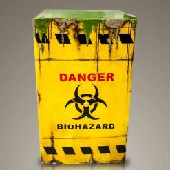 Grendel Furniture & Lighting Biohazard Waste Drum Original Custom Mini-Fridge