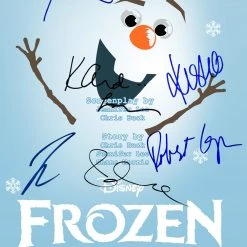 RARE-T Frozen Script Limited Signature Edition Studio Licensed Custom Frame Limited Edition Frames 16 RARE-T Frozen Script Limited Signature Edition Studio Licensed Custom Frame Limited Edition Frames