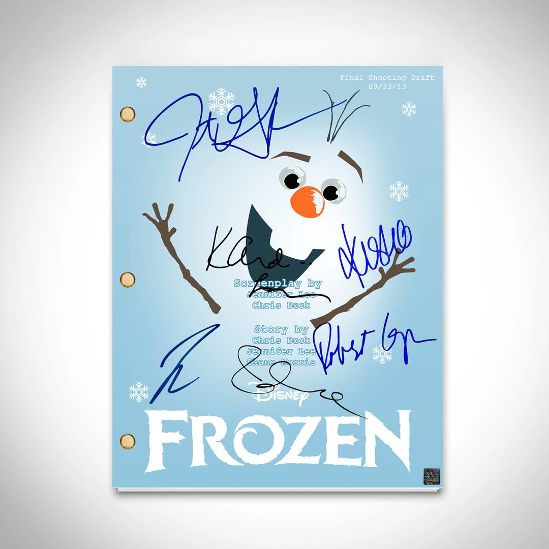 RARE-T Frozen Script Limited Signature Edition Studio Licensed Custom Frame Limited Edition Frames 4 RARE-T Frozen Script Limited Signature Edition Studio Licensed Custom Frame Limited Edition Frames