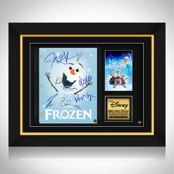 RARE-T Frozen Script Limited Signature Edition Studio Licensed Custom Frame Limited Edition Frames