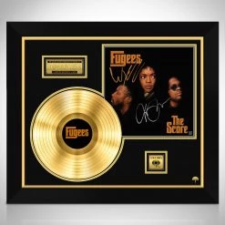 RARE-T Limited Edition Frames The Fugees The Score Gold LP Limited Signature Edition Studio Licensed Custom Frame