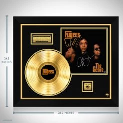 RARE-T Limited Edition Frames The Fugees The Score Gold LP Limited Signature Edition Studio Licensed Custom Frame