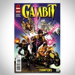 APW Gambit- Marvel Vault Gambit #1 Hand-Signed Comic Book By Stan Lee Custom Frame Signed Memorabilia
