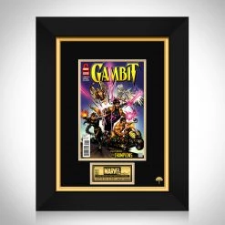 APW Gambit- Marvel Vault Gambit #1 Hand-Signed Comic Book By Stan Lee Custom Frame Signed Memorabilia