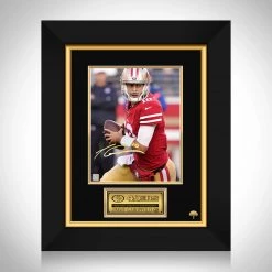 RARE-T Jimmy Garoppolo San Francisco 49ers Limited Signature Edition Studio Licensed Photo Custom Frame Sports Memorabilia