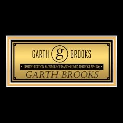 RARE-T Garth Brooks Photo Limited Signature Edition Studio Licensed Custom Frame Limited Edition Frames