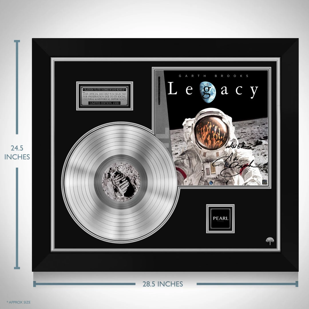 Rare-T Limited Edition Frames Garth Brooks - Legacy Limited Signature Edition Studio Licensed Platinum LP Custom Frame 9 Rare-T Limited Edition Frames Garth Brooks - Legacy Limited Signature Edition Studio Licensed Platinum LP Custom Frame