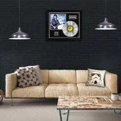 Rare-T Limited Edition Frames George Harrison - Cloud Nine Limited Signature Edition Studio Licensed Platinum LP Custom Frame