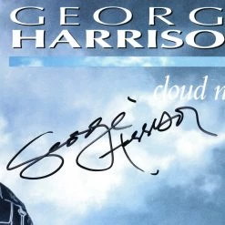 RARE-T George Harrison - Cloud Nine LP Cover Limited Signature Edition Studio Licensed Custom Frame