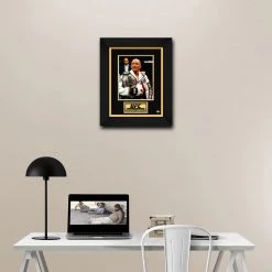 RARE-T Georges St-Pierre UFC Champion Limited Signature Edition Studio Licensed Photo Custom Frame Sports Memorabilia