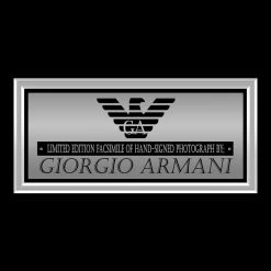 RARE-T Giorgio Armani Limited Signature Edition Studio Licensed Photo Custom Frame Limited Edition Frames
