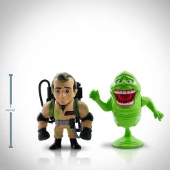 Toy Wonders Ready To Ship! 48 Hour Shipping! Ghostbusters- Slimer & Slimed Peter Venkman Collectors Edition Die-Cast Figures