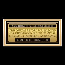 RARE-T Ghostbusters Original Soundtrack Limited Signature Edition Gold LP Custom Frame