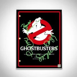 RARE-T Ghostbusters Script Limited Signature Edition Studio Licensed Custom Frame