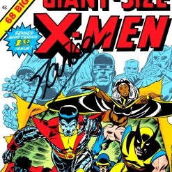RARE-T Giant Size X-Men #1 - Stan Lee Limited Signature Edition Comic Book Cover Art Custom Frame
