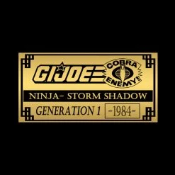 RARE-T Collectible Statues 1984 G.I. Joe - Complete Storm Shadow Museum Display