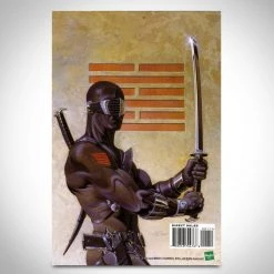 Hall Of Fame Collection Signed Comic Memorabilia G.I. Joe 'A Real American Hero! #1' Hand-Signed Comic Book By Stan Lee + 4 Custom Frame