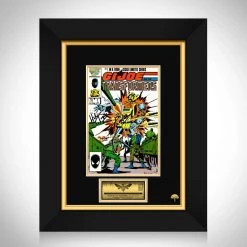 RARE-T Gi Joe & Transformers #1 1987 Limited Signature Edition Licensed Comic Book Cover Art Custom Frame Limited Edition Frames