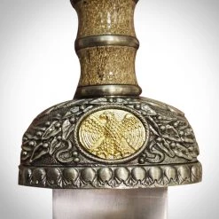 Wicked Swords & Props Gladiator - Maximus Handmade Sword Prop & Wood Plaque