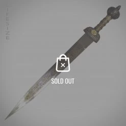 Wicked Swords & Props Gladiator - Maximus Handmade Sword Prop & Wood Plaque