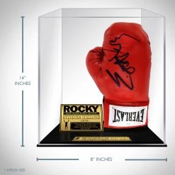 PPC Signed Memorabilia Rocky - PSA/DNA Certified Hand-Signed Boxing Glove By Sylvester Stallone Custom Museum Display 11 PPC Signed Memorabilia Rocky - PSA/DNA Certified Hand-Signed Boxing Glove By Sylvester Stallone Custom Museum Display