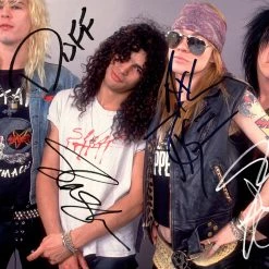 RARE-T Limited Edition Frames Guns N Roses Band Photo Limited Signature Edition Studio Licensed Custom Frame