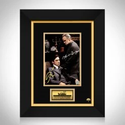 RARE-T The Godfather Marlon Brando & Al Pacino Photo Limited Signature Edition Studio Licensed Custom Frame Limited Edition Frames