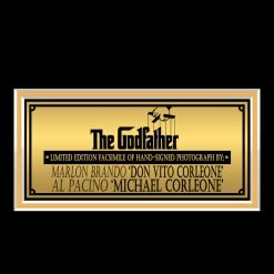 RARE-T The Godfather Marlon Brando & Al Pacino Photo Limited Signature Edition Studio Licensed Custom Frame Limited Edition Frames