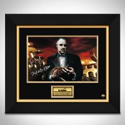 RARE-T Limited Edition Frames The Godfather Brando, De Niro, Pacino & Bond Limited Signature Edition Studio Licensed Art Print Custom Frame