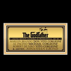RARE-T Limited Edition Frames The Godfather Brando, De Niro, Pacino & Bond Limited Signature Edition Studio Licensed Art Print Custom Frame
