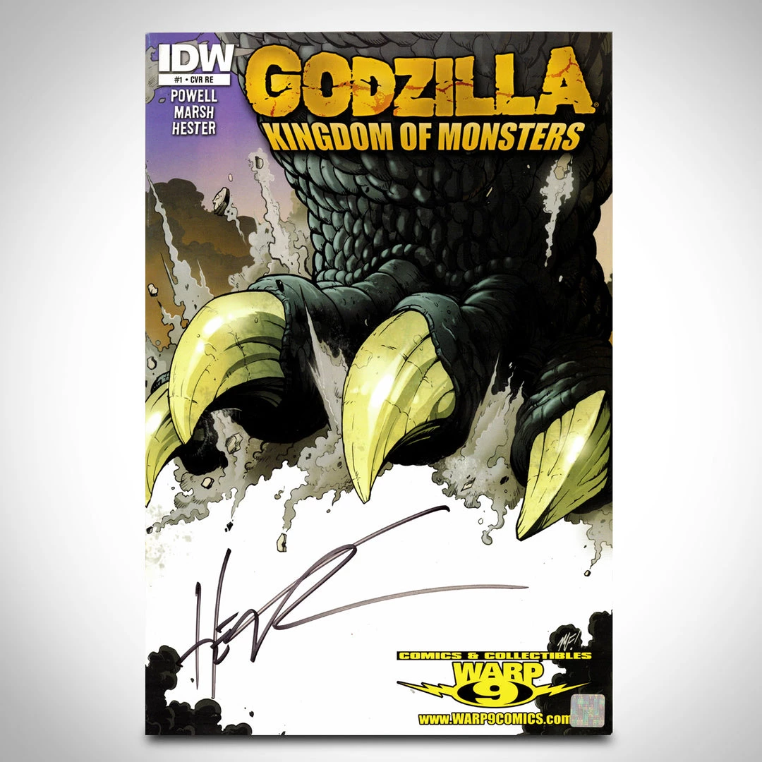 APW Signed Memorabilia Godzilla- 'Kingdom Of Monsters #1' Hand-Signed Comic Book By Artist Phil Hester Custom Frame 3 APW Signed Memorabilia Godzilla- 'Kingdom Of Monsters #1' Hand-Signed Comic Book By Artist Phil Hester Custom Frame