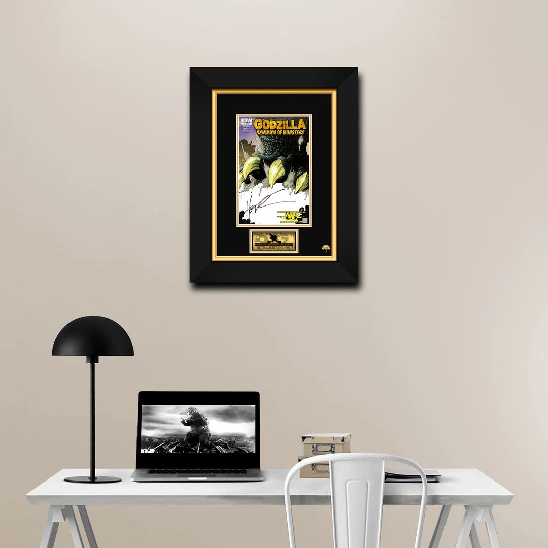 APW Signed Memorabilia Godzilla- 'Kingdom Of Monsters #1' Hand-Signed Comic Book By Artist Phil Hester Custom Frame 5 APW Signed Memorabilia Godzilla- 'Kingdom Of Monsters #1' Hand-Signed Comic Book By Artist Phil Hester Custom Frame
